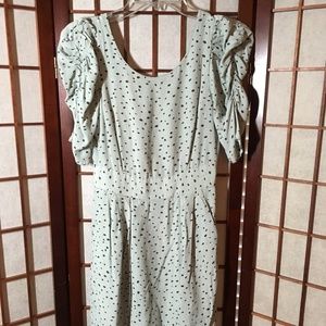 BCBGeneration Gray & Black Dress(Back of Dress)